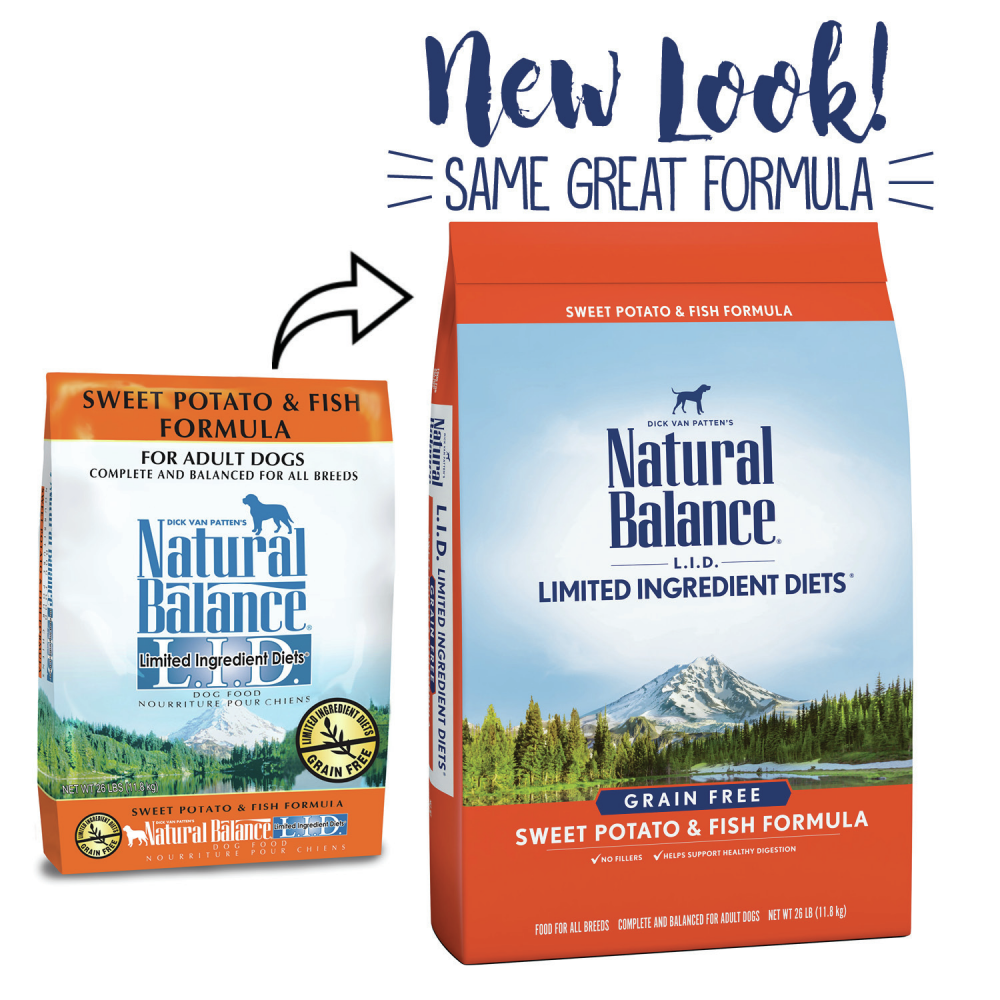 Natural Balance L.I.D. Limited Ingredient Diets Sweet Potato and Fish Adult Dry Dog Food Pleasant Hill CA Concord CA Dublin CA Livermore CA Concord Feed Pet Supply