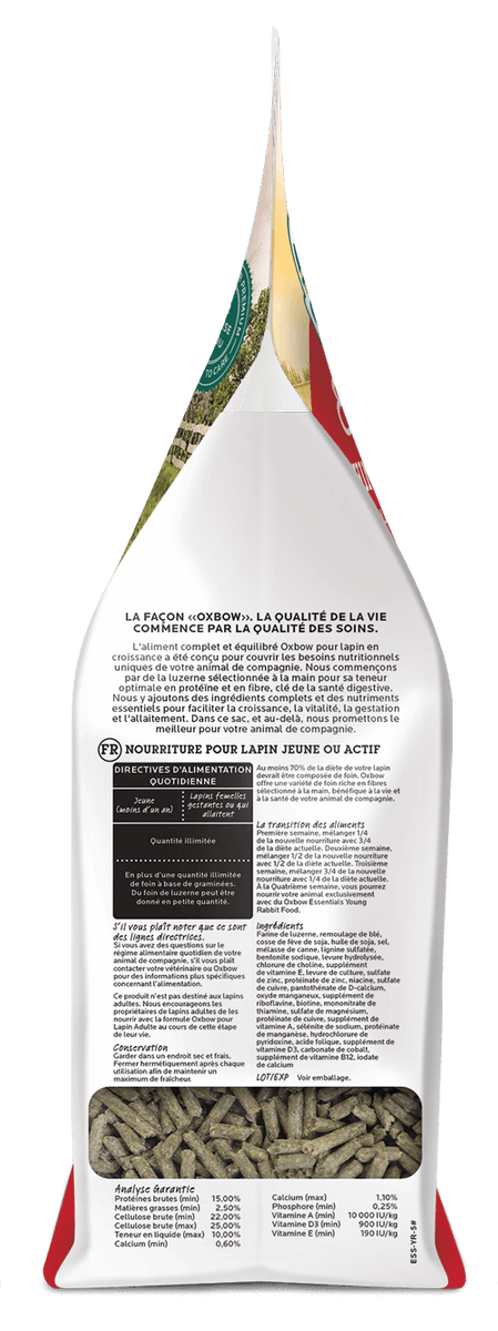 Oxbow young rabbit food 25 lb clearance