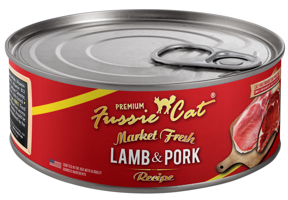 Fussie Cat Market Fresh Lamb and Pork (5.5 oz, single) Pleasant Hill
