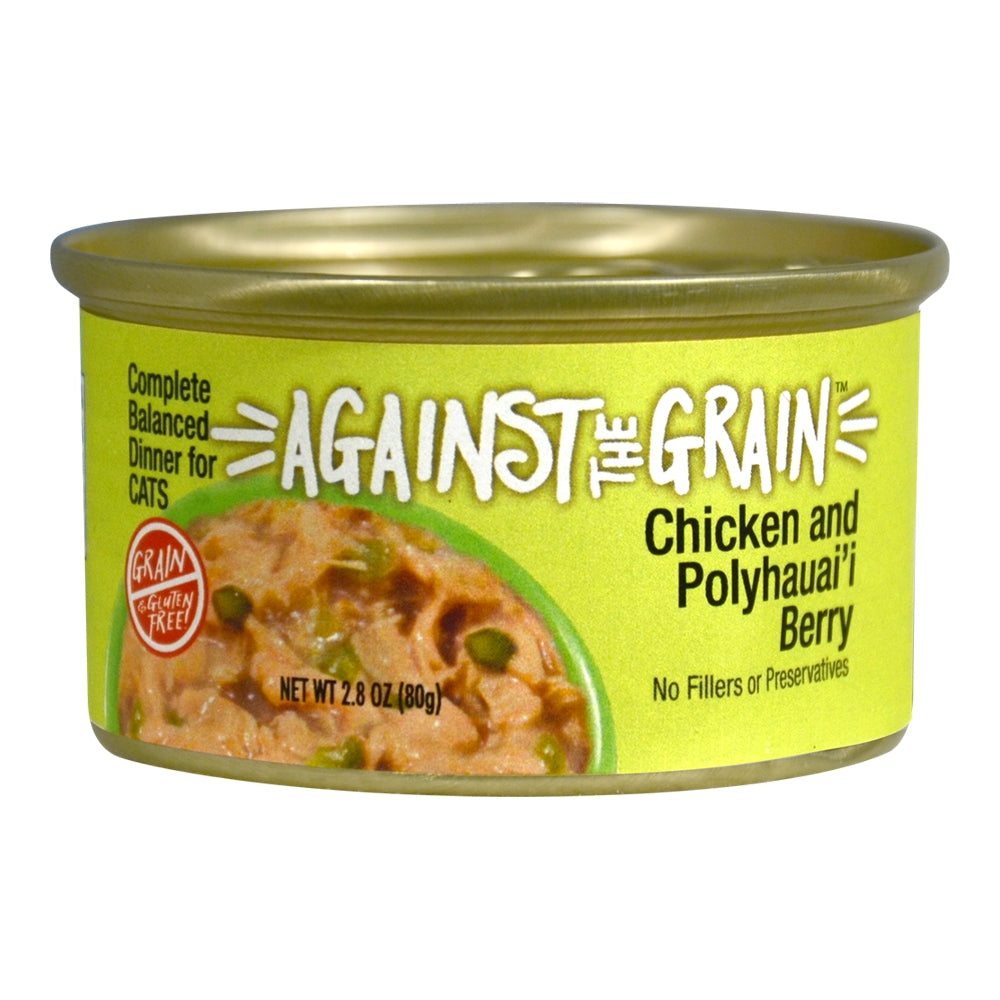 Against the Grain Farmers Market Grain Free Chicken & Polyhauaii Berry Canned Cat Food Against the Grain Farmers Market Grain Free Chicken & Polyhauaii Berry Canned Cat Food
