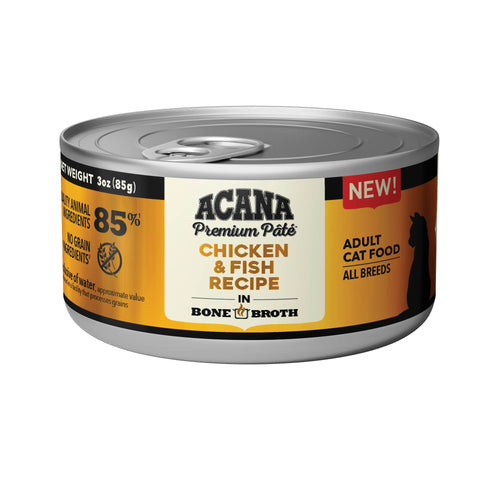 ACANA Premium Pâté Chicken & Fish Recipe Wet Cat Food (5.5 Oz Single)