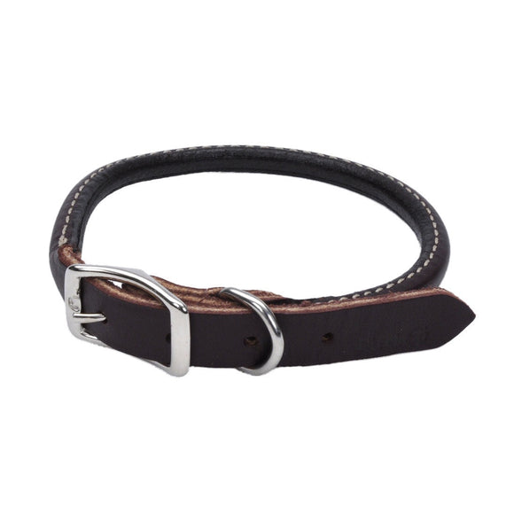 Coastal Latigo Brown Round Collar (22)