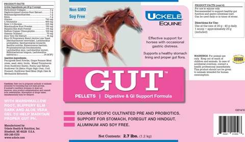 Uckele GUT™ Pellets Equine (2.7 LB)