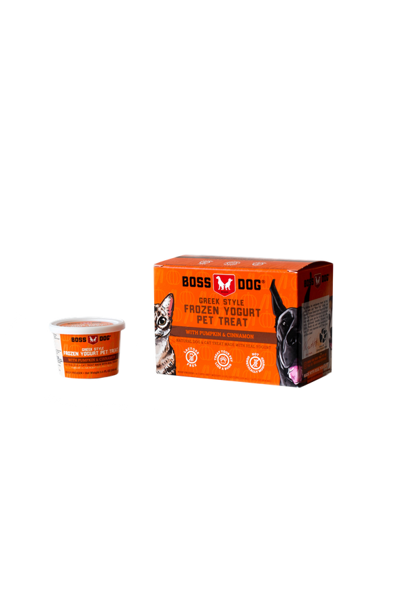 Boss Dog Frozen Yogurt Pumpkin Cinnamon (3.5oz)