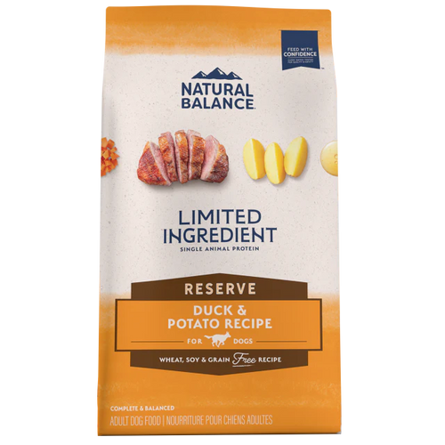 Natural Balance Limited Ingredient Reserve Grain Free Duck Potato Recipe Dry Dog Formula Pleasant Hill CA Concord CA Dublin CA Livermore CA Concord Feed Pet Supply