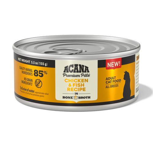 ACANA Premium Pâté Chicken & Fish Recipe Wet Cat Food (5.5 Oz Single)