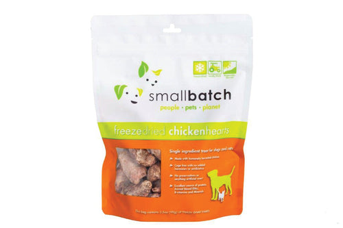 Smallbatch Freeze Dried Chicken Hearts (3.5 Oz)