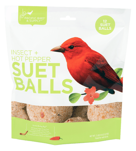 Pacific Bird Insect + Hot Pepper Suet Balls