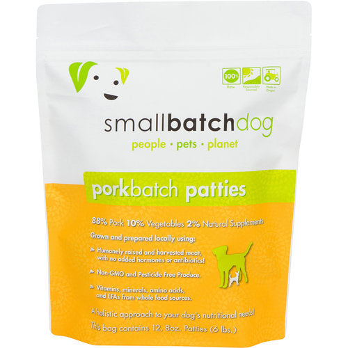 Smallbatch Porkbatch Frozen Dog Food (6 Lb Patties)