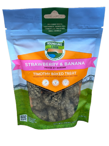 Round Lake Farm Timothy Strawberry & Banana Baked Treat