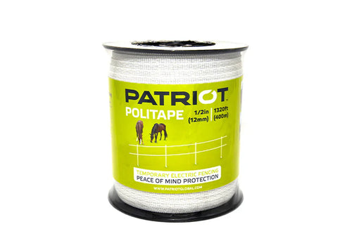 Patriot 1/2 Poli Tape (1320 ft., White)