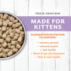 Instinct Raw Longevity 100% Freeze-Dried Raw Meals Cage-Free Chicken Recipe For Kittens