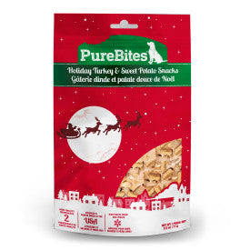 PureBites Holiday Turkey & Sweet Potato Freeze Dried Dog Treats