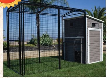 Rugged Ranch Chalet Coop Set