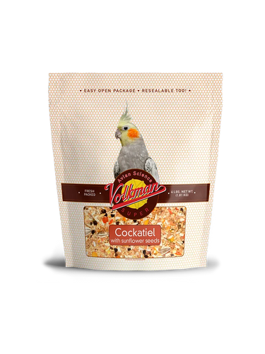 Volkman Avian Science Super Cockatiel With Sunflower