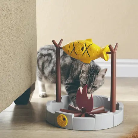 PetPals Grilled Fish Cat Toy
