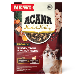ACANA Market Medley, Indoor Cat Chicken, Trout & Salmon Recipe Dry Cat Food