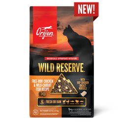 ORIJEN WILD RESERVE™, Free-run Chicken & Wild-Caught Fish Recipe Dry Cat Food