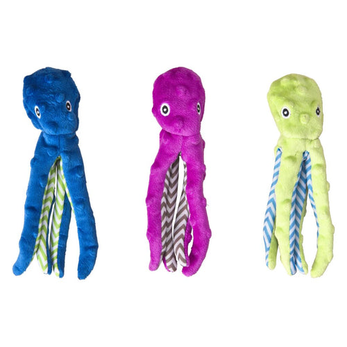 Ethical Products Lil Spots Octopus 8″ Assorted Dog Toy