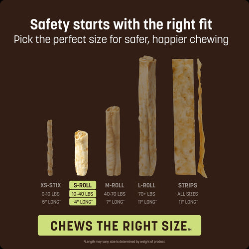 Earth Animal No-Hide® Chicken Rolls Dog Treats