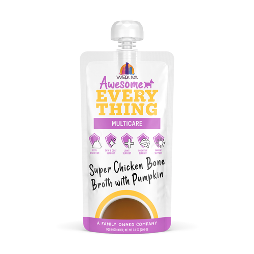Weruva Awesome Everything Super Chicken Bone Broth with Pumpkin