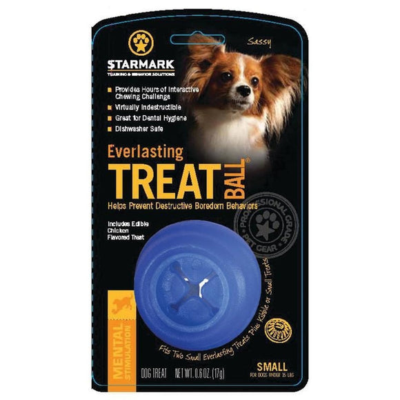 EVERLASTING TREAT BALL USA (SMALL, BLUE)