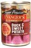 Evangers Super Premium Duck and Sweet Potato Canned Dog Food