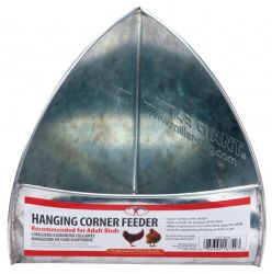 Little Giant Galvanized Hanging Corner Poultry Feeder