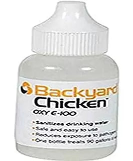 Dbc Agricultural Backyard Chicken OXY E100, 30 Milliliters, Treats 90 Gallons of Water (30 Milliliters)