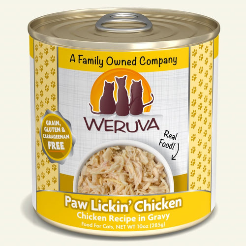 Weruva Paw Lickin’ Chicken Chicken Recipe in Gravy Canned Cat Food (3-oz, single can)