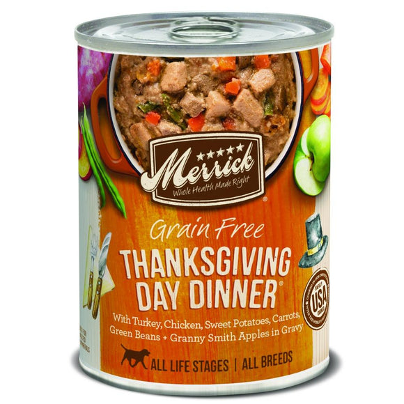 Merrick Grain Free Thanksgiving Day Dinner Canned Dog Food