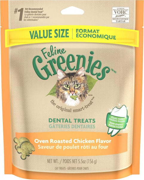 Greenies Feline Dental Oven Roasted Chicken Flavor Cat Treats Pleasant Hill CA Concord CA Dublin CA Livermore CA Concord Feed Pet Supply