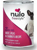 Nulo FreeStyle Grain Free Beef, Peas, and Carrots Recipe Canned Dog Food