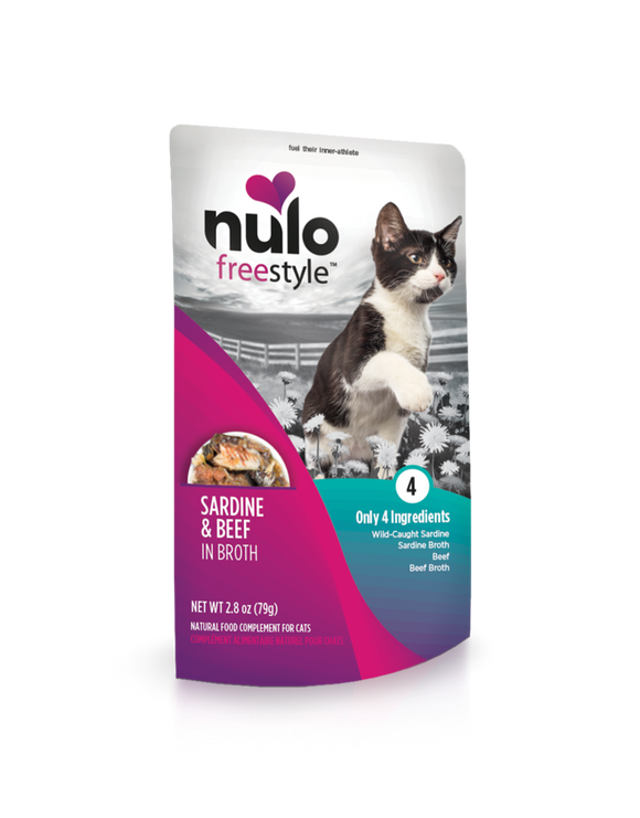 Nulo FreeStyle Sardine & Beef in Broth Recipe for Cats