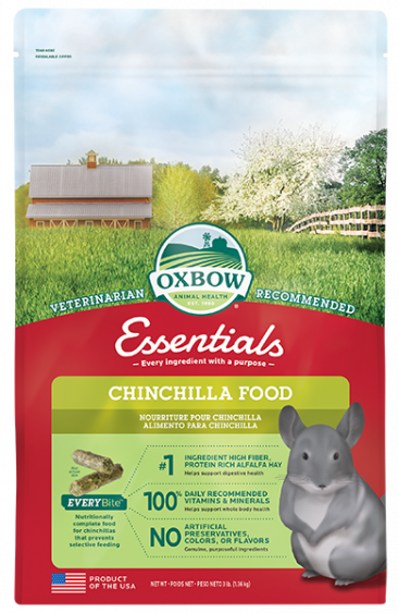 Oxbow Essentials Chinchilla Food 3 lbs Pleasant Hill CA Concord CA Dublin CA Livermore CA Concord Feed Pet Supply