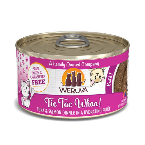 Weruva Classic Cat Paté, Tic Tac Whoa! With Tuna & Salmon