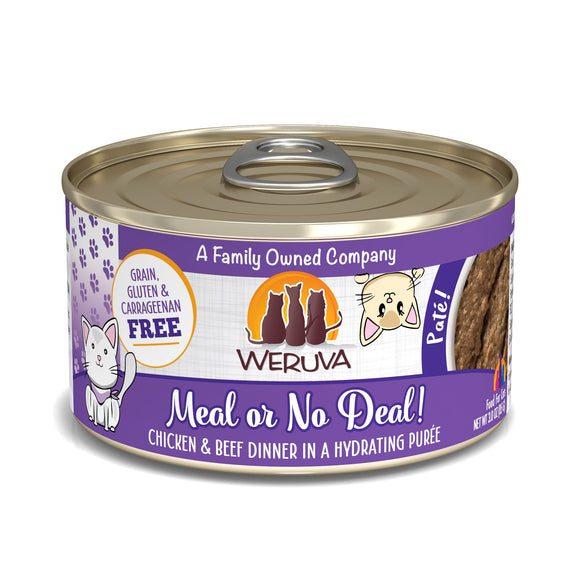 Weruva Classic Cat Paté, Meal or No Deal! with Chicken & Beef