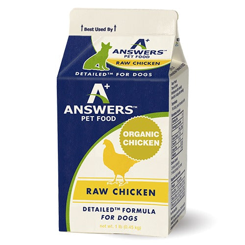 Answers Pet Food Detailed Chicken Formula for Dogs - Carton (4 lb)