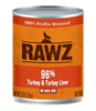 RAWZ® 96% Turkey & Turkey Liver Dog Food (12.5 Oz)