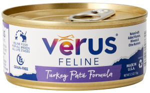VēRUS Feline Turkey Pate Formula (5.5-oz, single can)