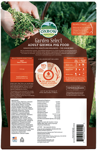 Oxbow Garden Select Adult Guinea Pig Food Pleasant Hill CA Concord CA Dublin CA Livermore CA Concord Feed Pet Supply