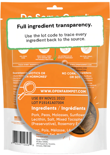 Open Farm Dehydrated Pork Treats