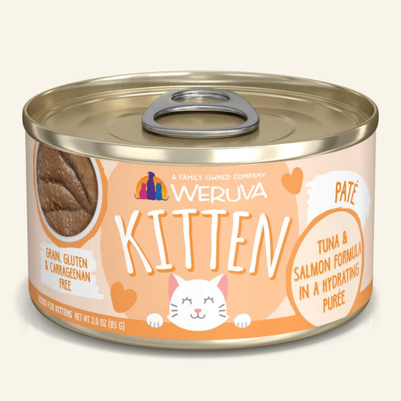 Weruva Kitten, Tuna & Salmon Formula in a Hydrating Purée