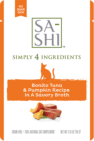 Rawz Sa-Shi Bonito Tuna & Pumpkin Cat Food Recipe In Savory Broth (1.76 oz)