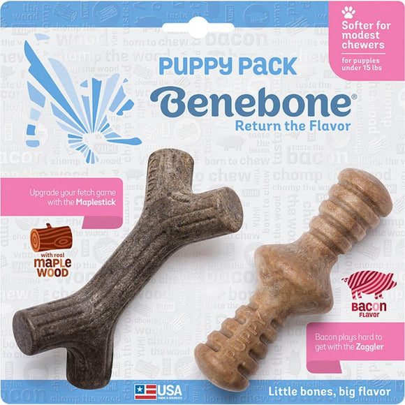 BENEBONE PUPPY PACK MAPLESTICK/ZAGGLER (2 PK)