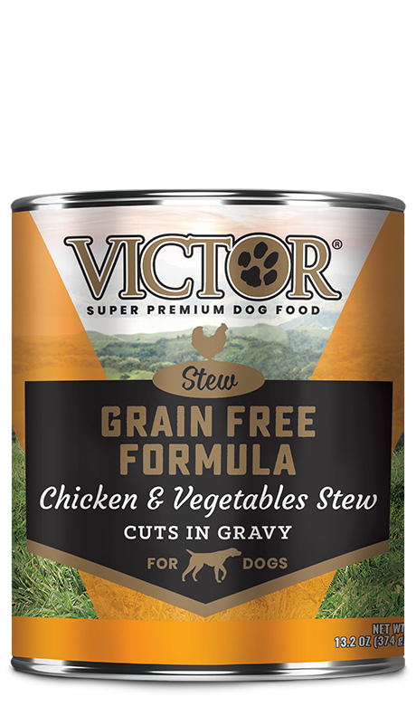 Victor Grain Free Formula Chicken and Vegetables Cuts in Gravy